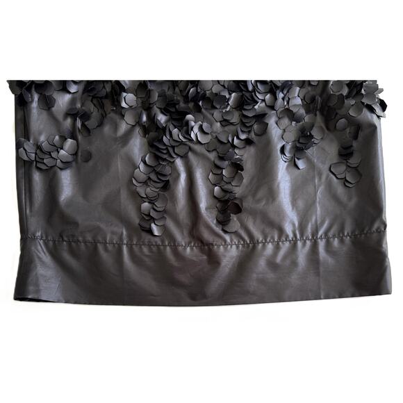 Kenar Women Black Festive "Floral" (circle fringe) Sleeveless Top Size M - Picture 7 of 10